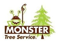 monster tree service logo